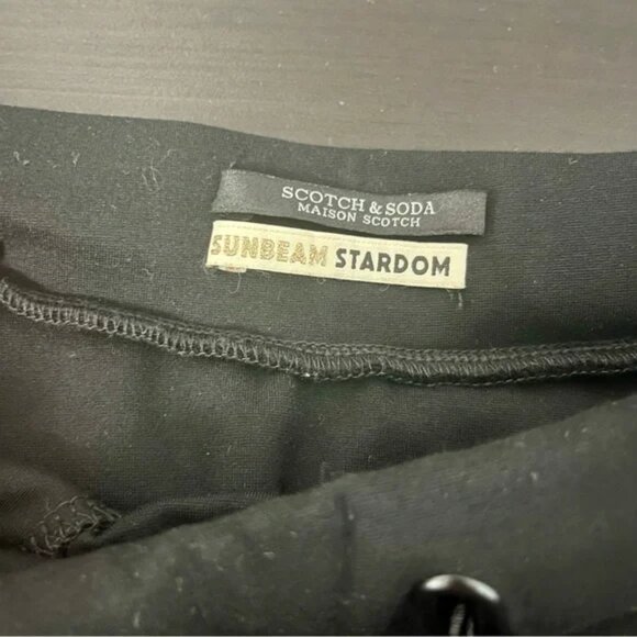 RARE Scotch & Soda Tie Up Logo Mini Skirt - Picture 3 of 6